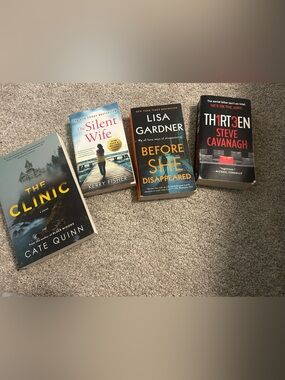 Mystery/thriller book bundle - selling as bundle only